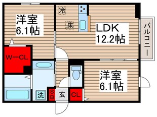 グラナーデ鹿浜の物件間取画像